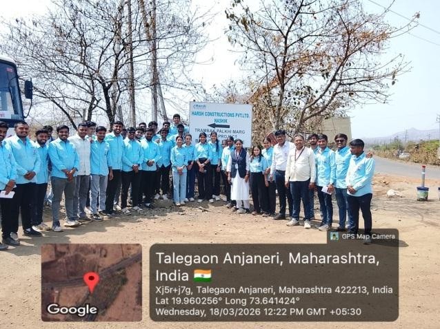 Civil Engineering Department Industrial Visit – SemesterII, Academic Year 2025–2026