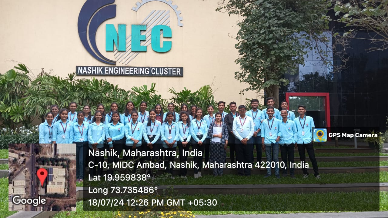 Industrial Visit to Nashik Engineering Cluster, Department of Electronics & Telecommunication Nashik