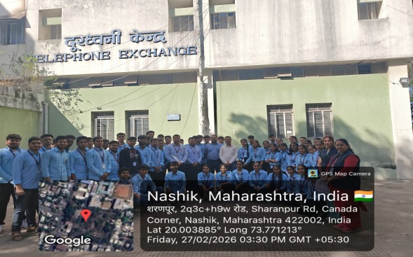 Industrial Visit to Bharat Sanchar Nigam Limited (BSNL), Nashik.