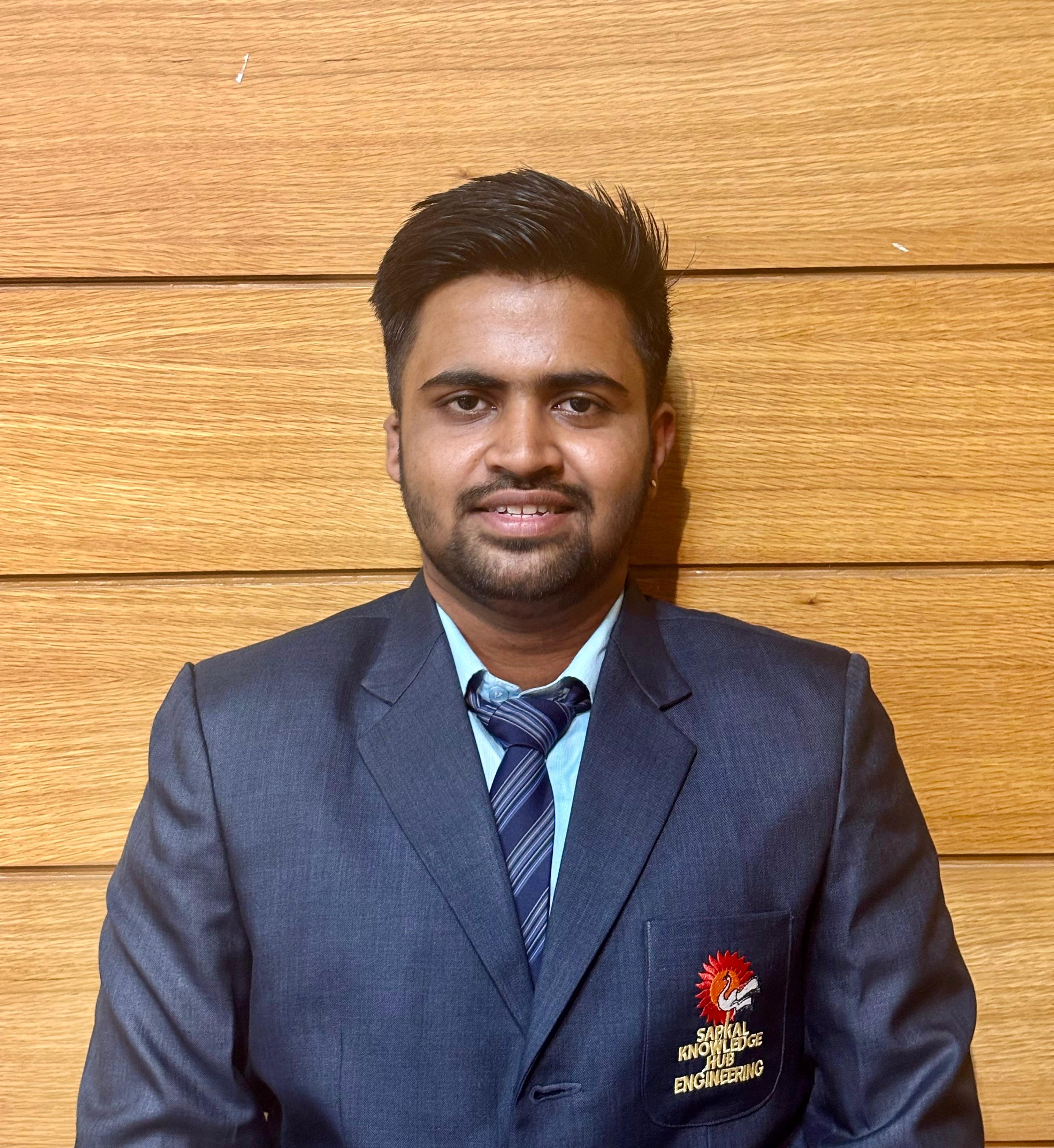 Placement student Tanish Tambe