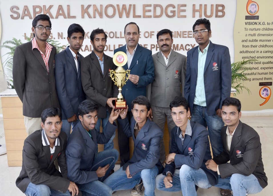 Team with Big Trophy